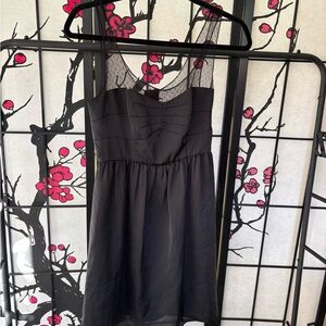 American Eagle Outfitters Black Mesh Dress